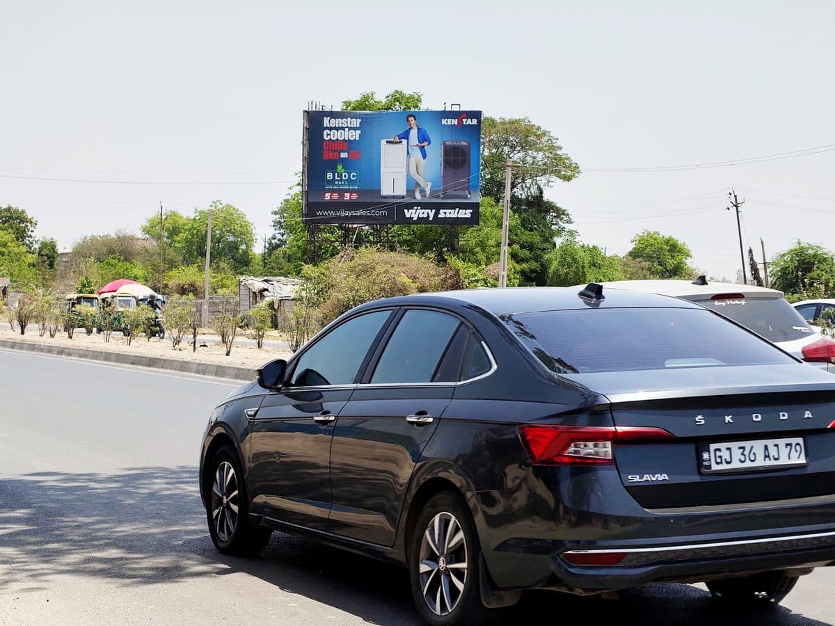 Selvel Nxt Media billboard installation on a busy roadside