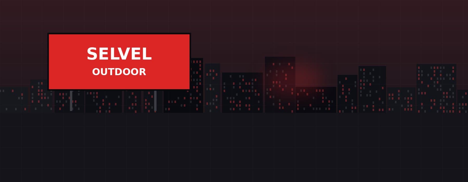 City skyline at dusk